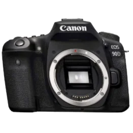Canon EOS 90D Spiegelreflexkamera Gehäuse Body (32,5 Megapixel, 7,7 cm (3 Zoll), Bluetooth, Vari-Angle Touch Display, APS-C Sensor, 4k, Full-HD, DIGIC 8, WLAN), schwarz