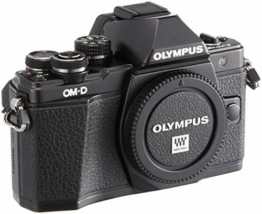 Olympus OM-D E-M10 Mark II Micro Four Thirds Systemkamera, 16 Megapixel, 5-Achsen Bildstabilisator, elektronischer Sucher, schwarz - 1