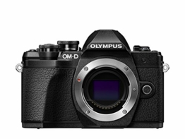 Olympus OM-D E-M10 Mark III Micro Four Thirds Systemkamera, 16 Megapixel, Bildstabilisator, elektronischer Sucher, 4K-Video, schwarz - 1
