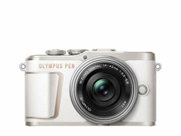Olympus PEN E-PL10 Micro Four Thirds System Kamera Kit inkl. 14-42mm M.Zuiko EZ Objektiv, Bildstabilisierung im Gehäuse, schwenkbarer Monitor, 4K Video, Wi-Fi,16 Art Filter,9 erweiterte Fotomodi,Weiß - 1
