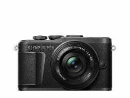 Olympus PEN E-PL10 Micro Four Thirds System Kamera Kit inkl. 14-42mm M.Zuiko EZ Objektiv, Bildstabilisierung im Gehäuse, schwenkbarer Monitor,4K Video,Wi-Fi,16 Art Filter,9 erweiterte Fotomodi,Schwarz - 1