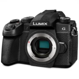 Panasonic Lumix DC-G91EG-K Systemkamera, 20 MP, Dual I.S., OLED Sucher, 4K Fotokamera, Staub-/Spritzwasserschutz, schwarz