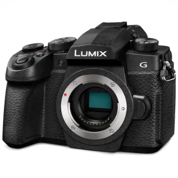 Panasonic Lumix DC-G91EG-K Systemkamera, 20 MP, Dual I.S., OLED Sucher, 4K Fotokamera, Staub-/Spritzwasserschutz, schwarz