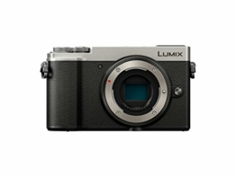 Panasonic Lumix GX9 | Kompakte Hybridkamera (4/3 Sensor, 20 MP, doppelte Stabilisierung, neigbarer Visier, Touchscreen, Takt, AF DFD, 4K-Video, Bluetooth & WLAN) Silber – Französische Version - 1