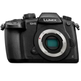 Panasonic LUMIX Systemkamera DC-GH5EG-K, 20 MP, Dual I.S., 4K 60p Video, 4K/6K Foto, DSLM Wechselobjektivkamera, MFT, schwarz