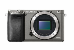Sony Alpha 6000 Systemkamera (24 Megapixel, 7,6 cm (3 Zoll) LCD-Display, Exmor APS-C Sensor, Full-HD, High Speed Hybrid AF) graphit-grau - 1